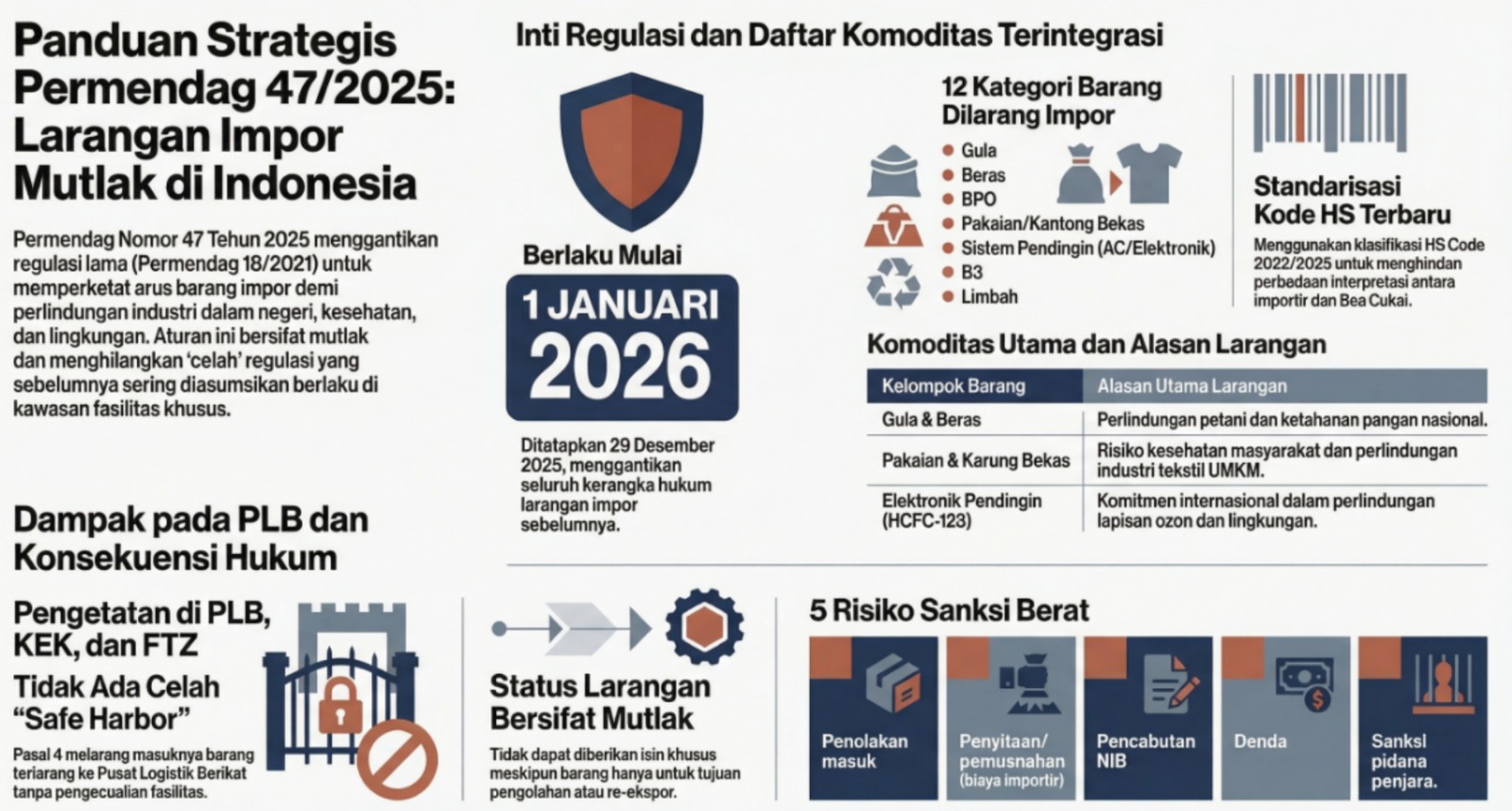 Permendag 47/2025: Era Baru Pengendalian Impor yang Tidak Lagi Memberi Ruang Kesalahan