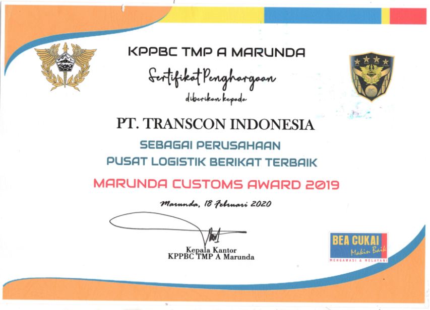 Sertifikasi BEST PLB MARUNDA